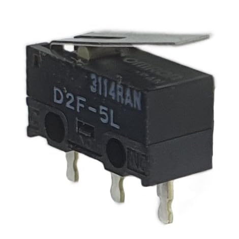 Omron Japan D2F-5L, 3D Printer Microswitch for Klicky Probe, Bed Levelling, Limit Switches, Filament Sensors, Mouse Repairs