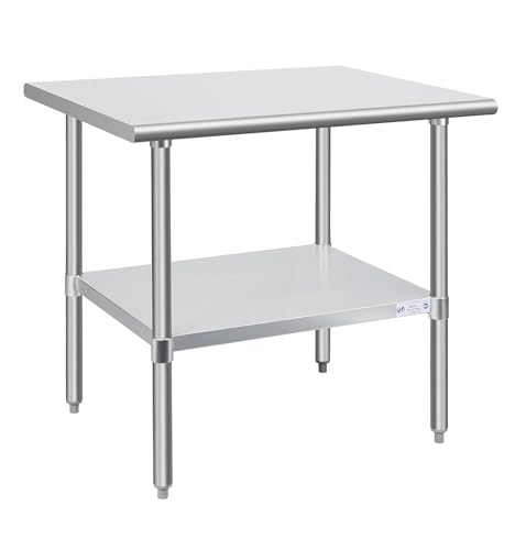 Trinity EcoStorage Heavy Duty Stainless Steel Kitchen Prep Table