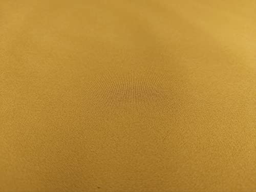 Tissu softshell imperméable ocre 1000x144 cm pour manteaux