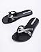Ipanema Kirei Fem Flip Flops Women, Black Silver, 9