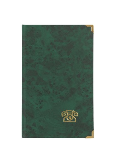 Stylex Adress-u. Telefonbuch mit 2 Messingecken