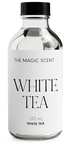 The Magic Scent White Tea Diffuser Oil - Hotel & Home Luxury Scents - Diffuser Oil Scents for Home Designed for Use in All Diffusers - 4 fl oz, 120 mL
