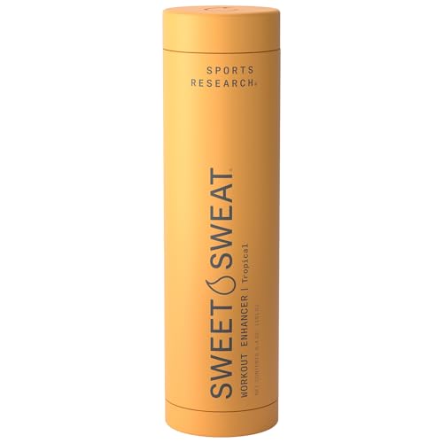 Sports Research Sweet Sweat Workout Enhancer Roll-On Gel Stick - Sweat Harder and Faster, Helps Promote Water Weight Loss, Use with Sweet Sweat Waist Trimmer