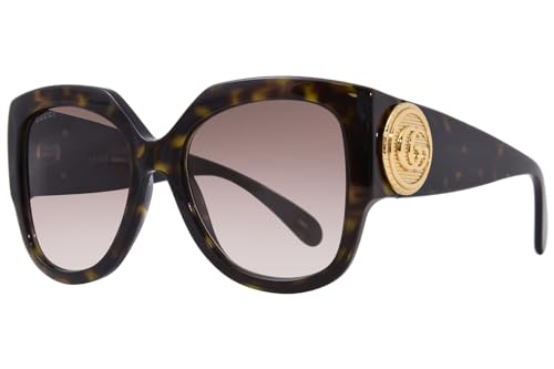 Gucci GG1407S Havana/Brown Shaded 54/19/140 women Sunglasses