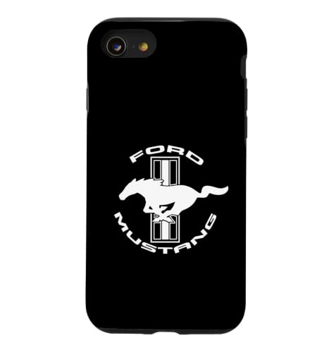 Mustang TriBar White Logo iPhone Case