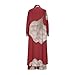 Womens 2 Piece Outfits Dressy Long Sleeve Oversized Shirt and Wide Leg Floral Pants Trendy Vacation Sets with Pockets