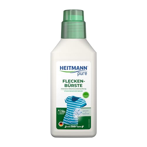 HEITMANN pure Escova vegana anti-manchas vegana, com prática cabeça de escova, ideal para pescoço e punhos, 1 x 250 ml