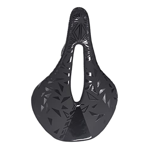 Selle vélo carbone évidée noire 155mm de haute précision pour le racing