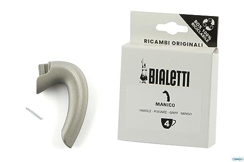Bialetti 1 Handle Grey New Moka Induct 4 Cup Marca
