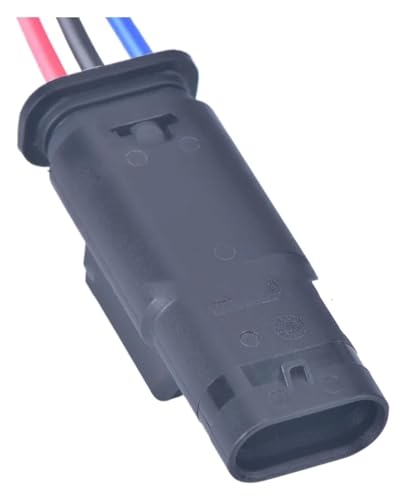 YFGHJ 3 Pin Waterproof Automotive Cable Connector Reversing Camshaft Sensor 805-121-521 7615490-03(Female)(Male)