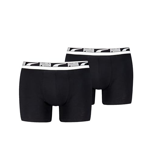 PUMA Everyday Multi Logo Boxer 2 Units M, Schwarz, M – Ansicht 1