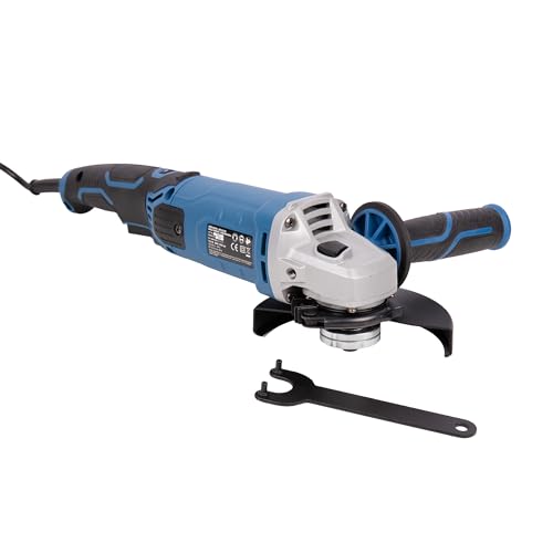Cofan Meuleuse d'angle filaire 1010 W Ø115/125 mm 3000-11000 tr/min, vitesse variable, démarrage progressif, poignée anti-vibration, engrenages en aluminium...