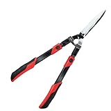 YRTSH Hedge shears, Extendable 26'-32' Hedge Clippers with Sharp Wavy Blade, Manual Hedge Trimmer for Trimming Borders and Shaping Shrubs, Garden Shears Pruner for Lawn and Yard Tools