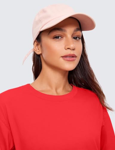 Image of CRZ YOGA Pima Cotton High Neck Crop T-Shirt | Workout, Naturally Soft, Loose Fit, Short Sleeve Tops for Women