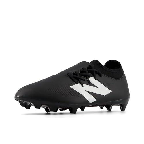 New Balance Unisex Furon Dispatch FG V7+ Soccer Shoe, Black/White/True Red, 10.5 US Men4