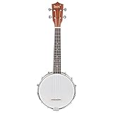 Cuerdas de nailon para ukelele, más suave en tus dedos y generando un tono cálido, este ukelele viene pre-encordado.