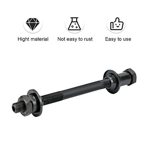 Yiolibjf 145Mm Bicycle Wheel Hub Axle Durable Bike Hub Shaft Cycle Spindle Rear Hub Axle For Bicycle #TOP3