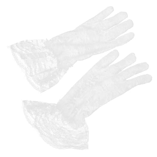 Ipetboom Little Girls Wedding Flower Lace Gloves Set of 2 for Flower Girl Party Dress up