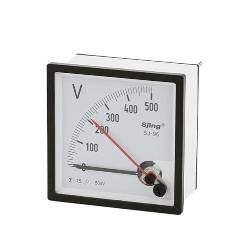 Panel voltímetro analógico de doble aguja para control de corriente alterna 450V 2