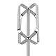 Laroal 2 Stück Handmixer-Schlägeraufsätze, Edelstahl-Handmixer-Ersatzschläger, Elektromixer-Teile für Handmixer 62682RZ 62692 62695V 64699