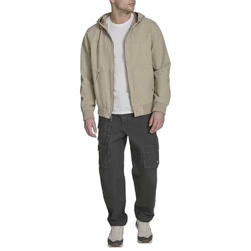 Image of Levi's Men's Workwear Cotton Canvas Hooded Bomber Jacket