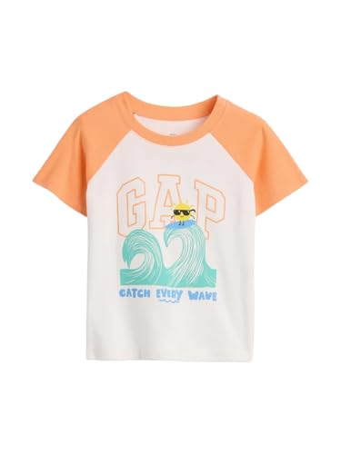 Image of Gap Baby Boys' Short Sleeve Raglan Logo Tee