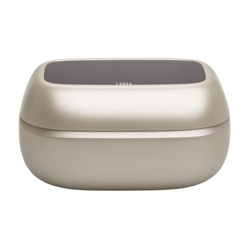 Image of JBL New Live Beam 4 TWS with Smart Charging Case, Hi-Res Audio, True Adaptive Noise Cancelling 2.0, 6-Mic Perfect Calls 2.0, Personi-Fi 3.0, BT 6.0, LE Audio,Auracast, Up to 48H Playtime, Champagne
