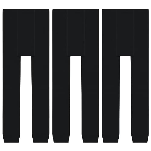 L&K-II 3 Pack Leggings Garçons Pantalons Enfants Pantalon Noir Automne Printemps Hiver Coton Longueur Cheville 2764C 98-104