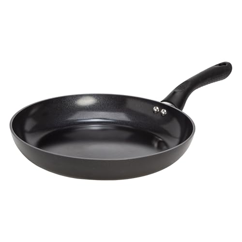 Ecolution Artistry Nonstick Frying Pan, Easy To Clean, Comfortable Handle, Even Heating, Dishwasher Safe Pots and Pans, 11-Inch, Black