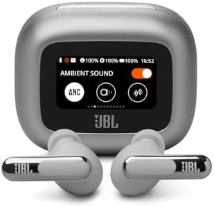 JBL, Fone de Ouvido Bluetooth, Live Beam 3, In-ear, Tela de 1.45"...