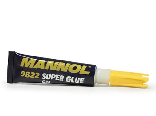 Preisvergleich Produktbild Kleber Mannol Gel Rapidkleber Super Glue Alleskleber Sekundenkleber 3 gr Tube