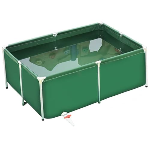 Bassin d'aquaculture temporaire pliable en toile pour élevage de poissons
