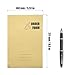 Lesnala 2 Pcs Carbonless Order Form Pads 50 Sets Per Piece Including Yellow and Black Parts Suitable for Store Warehouse Office Restaurant 5.5 X 8.26 Inch