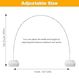 PlusFive Balloon Arch Kit，9FT Tall & 10Ft Wide Adjustable Balloon Arch Stand With Water Base, Balloon Hoop Arch Stand Frame for Wedding Graduation Birthday DIY Party Supplies Christmas Decorations - Image 2