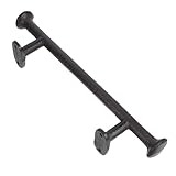 Utilisation simple et confortable : profitez de la praticité d’une poignée offrant une prise en main confortable et un fonctionnement fluide, facilitant l’ouverture et la fermeture de votre portail de jardin, poignée de porte de grange noire ou quincaillerie décorative pour porte de garage