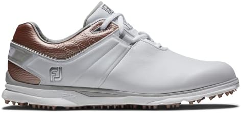FootJoy Women's Pro|SL Golf Shoe, White/Rose/White, 8 | Image 1