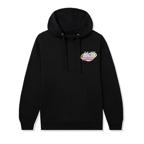 Anti Social Social Club x NASCAR 747 Hoodie Limited Edition Racing Streetwear Pullover Official Licensed Apparel for Men & Women Black Medium