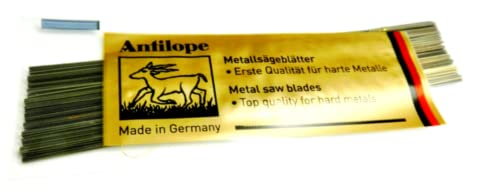 Antilope Jewelers Saw Blades #0 Jewelry Making Pack of 144 pcs. Made in Germany