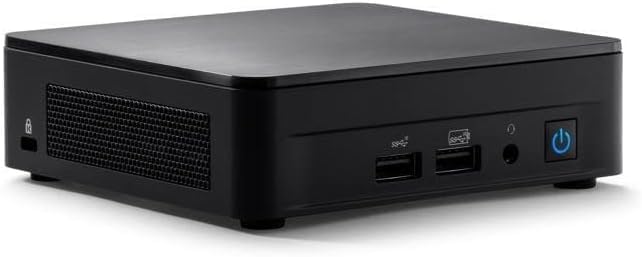 Intel 2025 Mini Desktop | NUC 12 Pro | Intel Core i7-1270P vPro 12-Core | 32GB DDR4 | 2TB SSD | Windows 11 Pro | Wi-Fi 6E - Thunderbolt 4 - Bluetooth 5.3 - HDMI 2.1 - RJ-45-6xUSB - Black