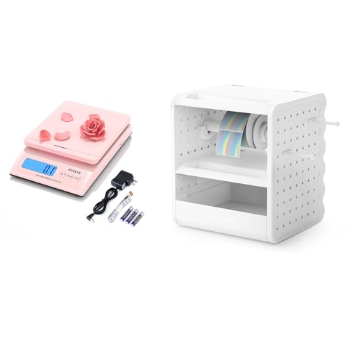 Báscula de envío precisa 66 lb con organizador de escritorio miniatura 1