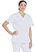 Dickies Mens Signature V-Neck Medical Scrubs Shirts, White, 3X-Large US
