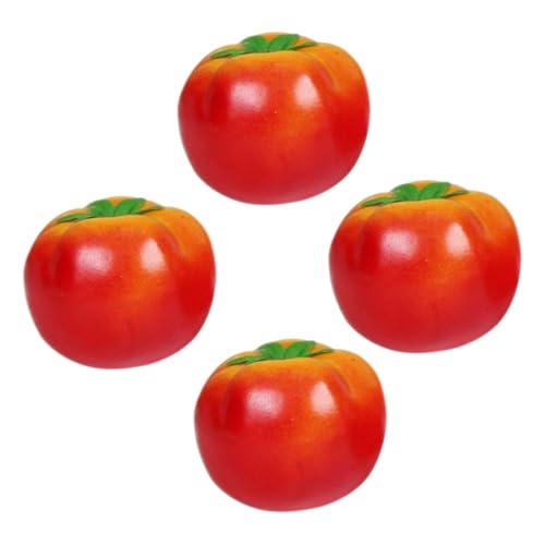 Evite el deterioro en vitrinas con el tomate modelo vegetal realista de espuma roja 7