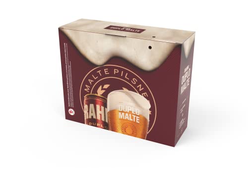 Kit Cerveja Brahma Duplo Malte 350ml 2 Un + Copo Brahma Dm 1 Un