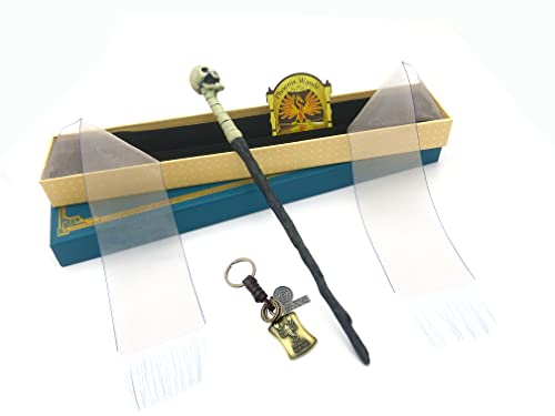 PHOENIX WANDS Wizard Wand Magic Wand Halloween Wand Cosplay Wand for Death Eaters Skull - 6632