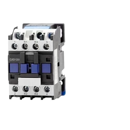 Contactor de potencia AC CJX2-1204 4NO de 12A para sistemas de automatización industrial