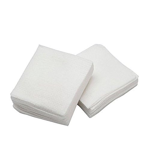 R Tee Ultra Soft Non Woven Disposable Face Cleaning Cloth, Beauty Towel, Dry Wipe, Durable for Cleansing, Facial, Makeup Removal, Multipurpose Tissue Napkin (50 Sheets/Pack-6x6 Inches)- Pack of 2