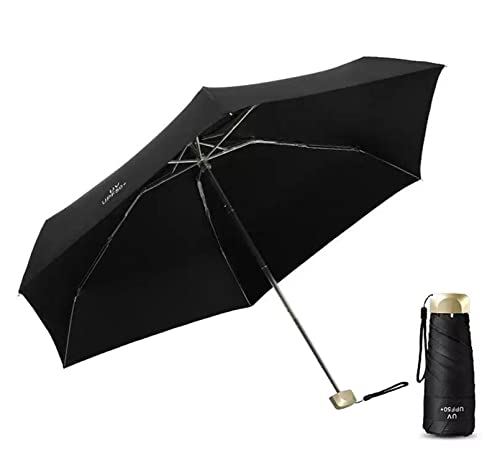 Image of House of Quirk Mini Pocket Compact Sun&Rain Umbrella Lightweight Portable Small Folding Umbrella Travel