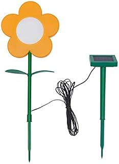 IKEA Solvinden LED Solar-Powered Ground Stake Outdoor Flower Yellow 004.219.44