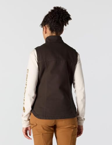 Image of Carhartt Women's Washed Duck Mock Neck Vest