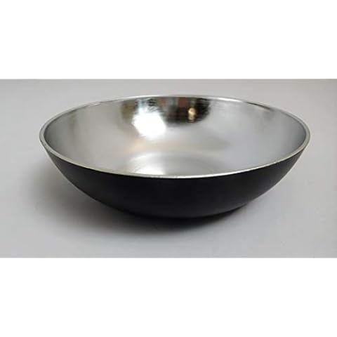 Passion MaDe Schale Dekoschale Obstschale Blumenschale Kunststoffschale Schüssel Kunststoff rund schwarz silber 70001167 F76 Cover